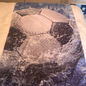 4 for $35 Soccer ball beach towel or wall hanging